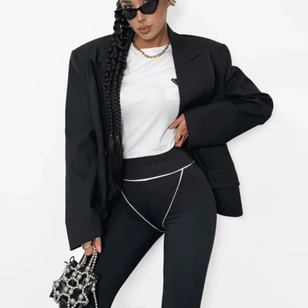 Legginsy Luiz Czarne